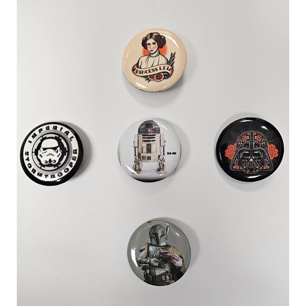 ⭐ Star Wars | Set of 5 Disney Collector Pins ⭐